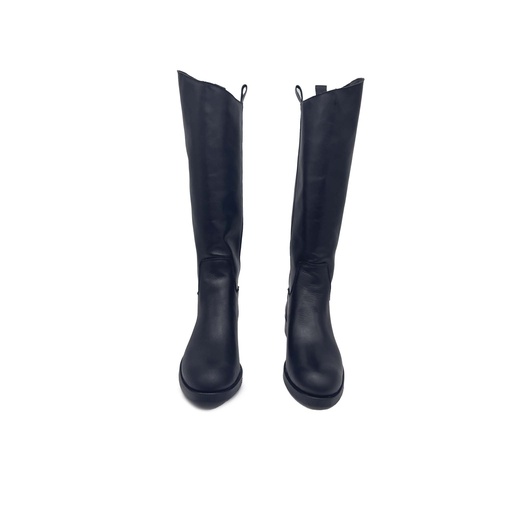 Art. 218 BLACK GENUINE LEATHER BOOT