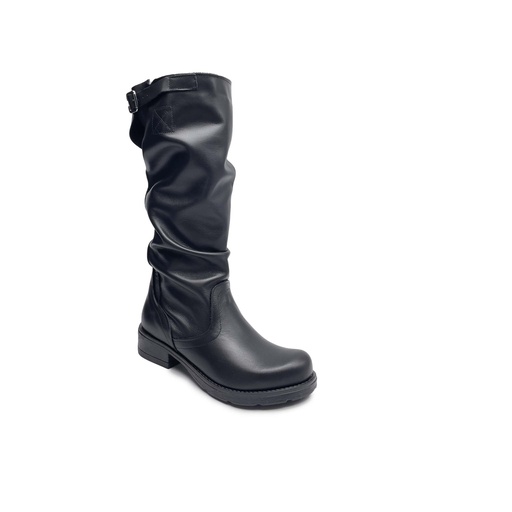Art. 301 BIKER BLACK GENUINE LEATHER BOOT